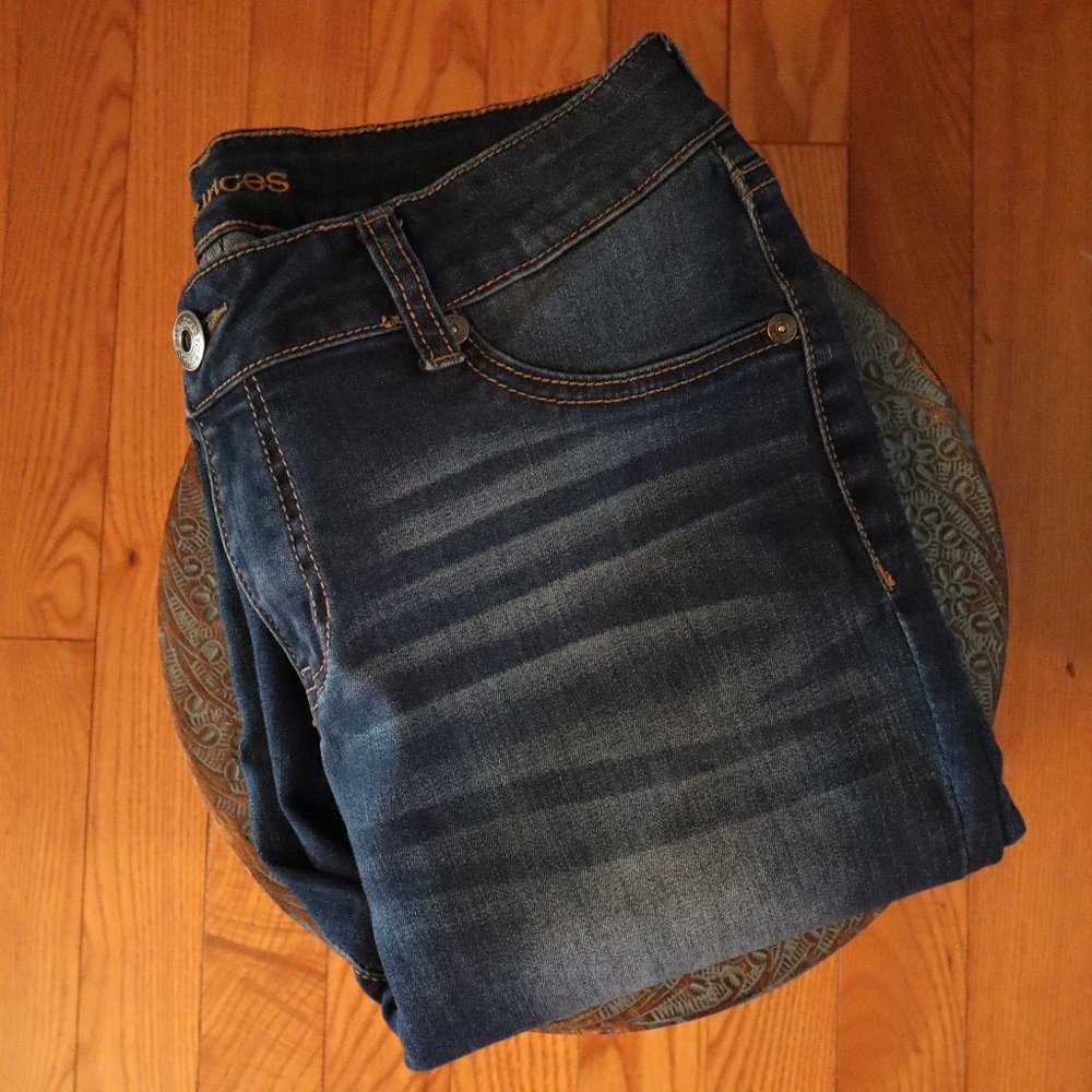 Maurices - Distressed Wash Skinny Jeans